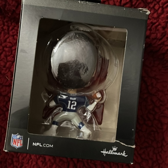 New England Patriots Tom Brady bobble head ornament Christmas holiday #12 goat🐐 - Picture 4 of 8